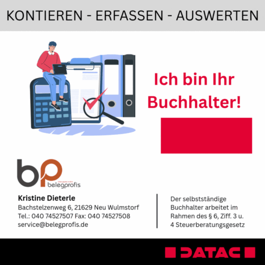 Kristine Dieterle Bachstelzenweg 6, 21629 Neu Wulmstorf Tel. 040 74527507