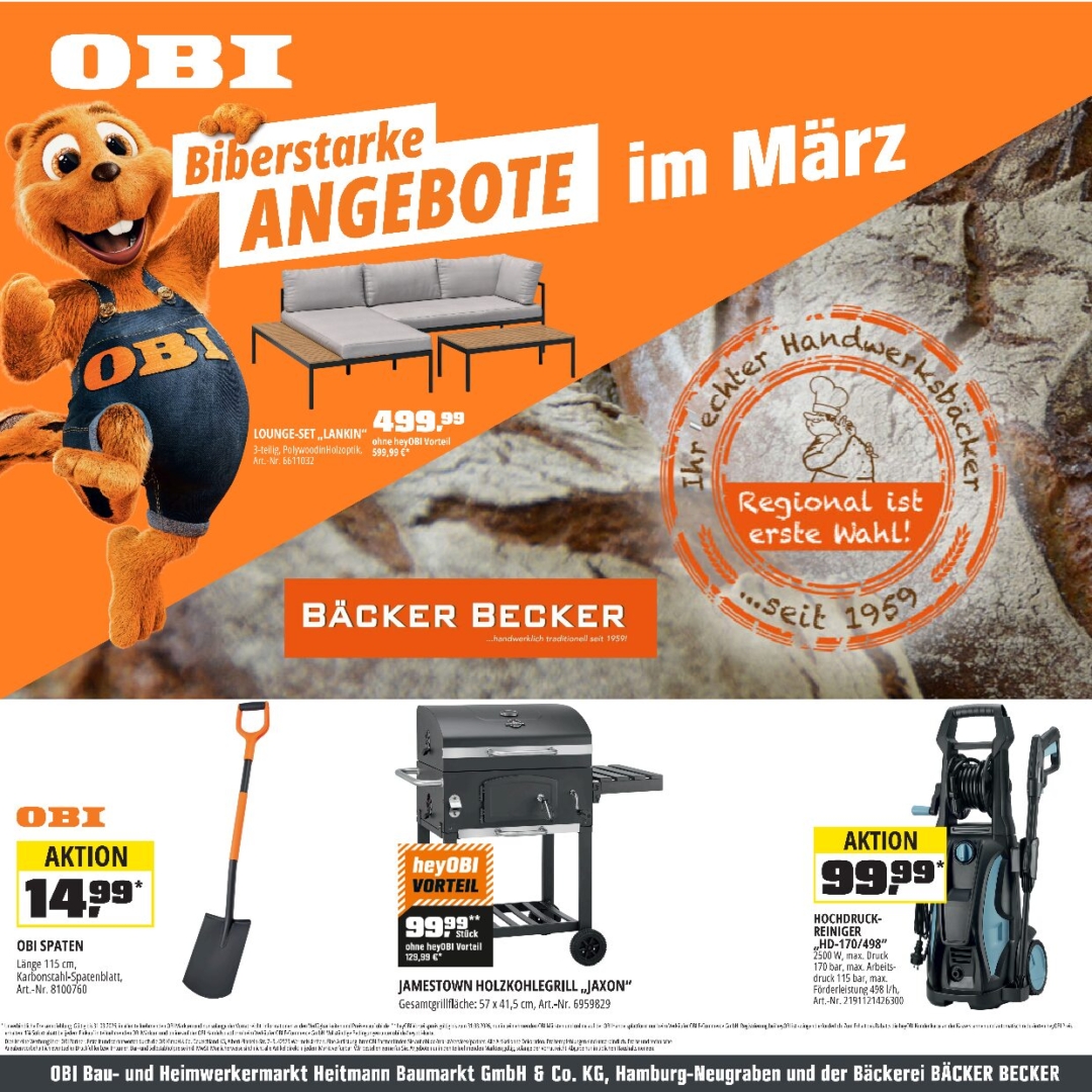 OBI BIBERSTARKE ANGEBOTE IM MÄRZ 2026